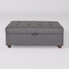 Aubin Large Storage Ottoman - CorLiving - 2 of 4
