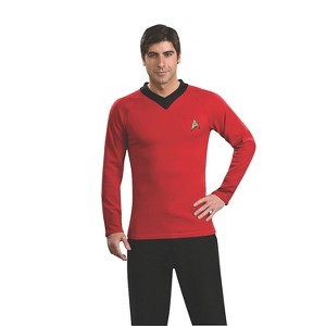 Mens' Star Trek Uniform Red Shirt costume - 1 of 2