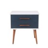 NicBex Nightstand with 2 Drawers,Modern Bedside Table with Unique Design,Side Table for Bedroom,Living Room - 2 of 4
