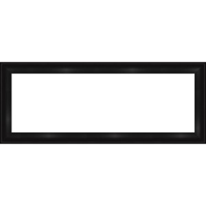 Amanti Art 16"x40" Grand Black Narrow Framed Magnetic Dry Erase Board - 1 of 4