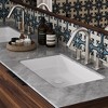 BWE 8 in. Widespread Double Handle High-Arc Bathroom Faucet Water-Saving With Drain Kit - 4 of 4