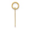 Black Bow Jewelry 14k Yellow Gold, Madison Collection, Medium Script Initial Pendant A-W - 2 of 4