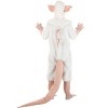HalloweenCostumes.com Rabid Rat Halloween Costume For Adults | Rodent Jumpsuit With Attached Foot Covers, Gloves, & Headpiece - 4 of 4