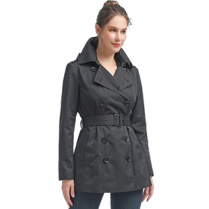 BGSD Women's Evelyn Hooded Short Trench Coat - 1 of 4