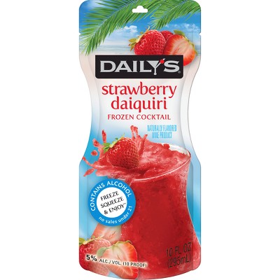 Daily's Strawberry Daquiri Frozen Cocktail - 10 fl oz Pouch