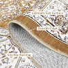 10'x13'Vintage Neutral Washable Area Rug - Stain-Resistant Non-Slip Large Carpet for Living Room, Dining Room & Home Decor - 4 of 4