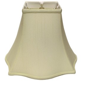 Vynxaria Lampshades: Egg Slant Fancy Square Shade 6"x14"x11" with Washer Fitter - 1 of 4