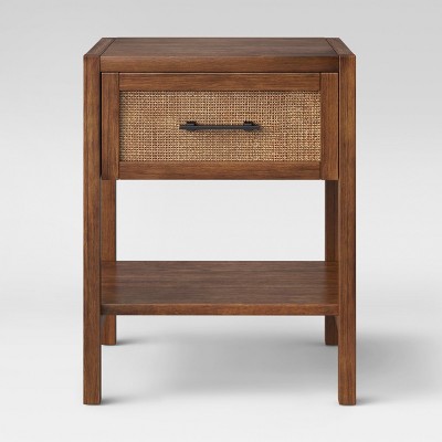 target wicker side table