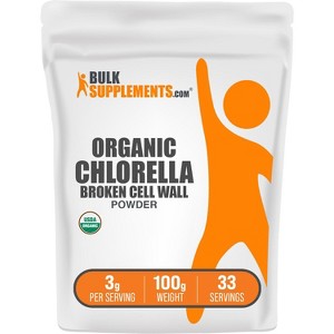 BulkSupplements Organic Chlorella (Blue-Green Algae) Powder - 1 of 4