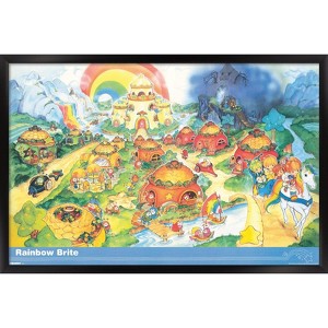 Trends International Rainbow Brite - Rainbow Land Framed Wall Poster Prints - 1 of 4