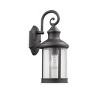 Chloe Lighting CH22049BK16-OD1 Galahad Transitional 1 Light Black Outdoor Wall Sconce 16" Height - 2 of 2