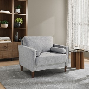 Lifestyle Solutions Giovanni Chair Woven Light Gray - 1 of 4