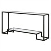 64 in. Black Bronze Console Table - Henn&Hart - 4 of 4