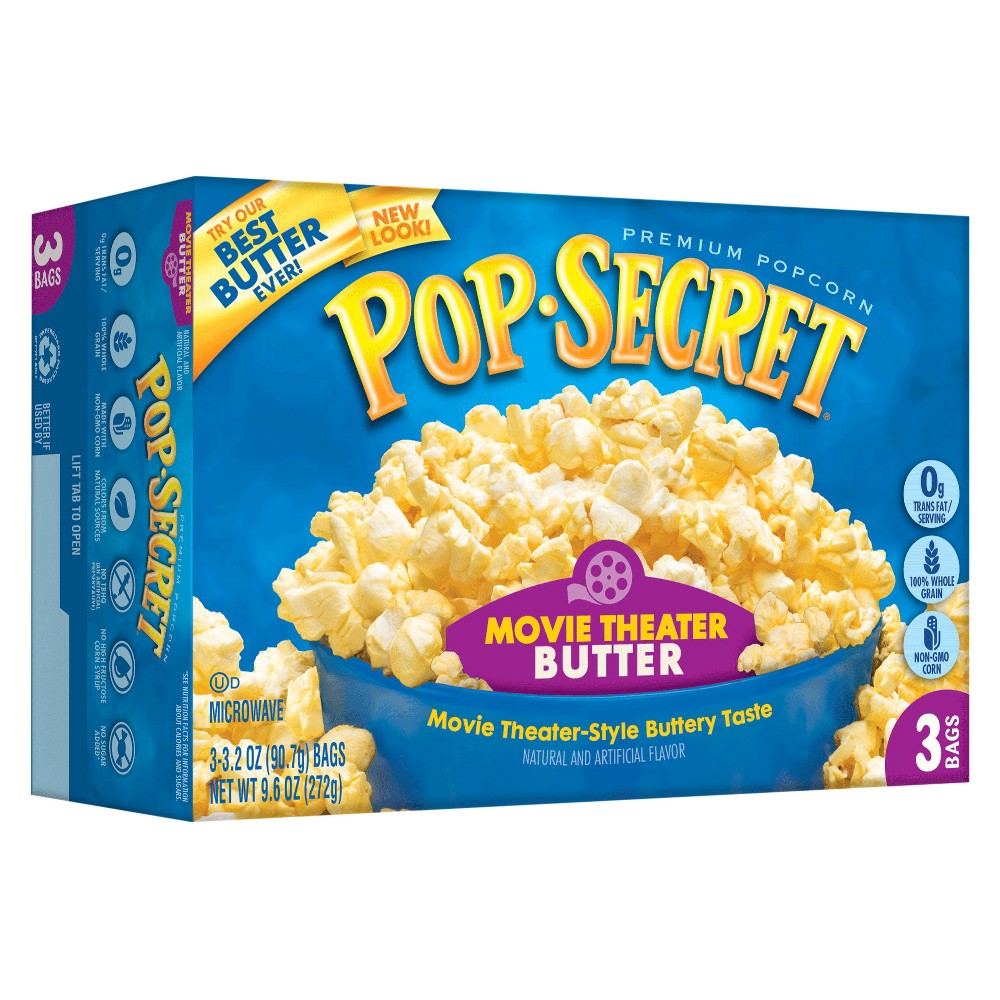 GTIN 023896576909 product image for Pop Secret Movie Theater Butter Popcorn 3ct - 9.6oz | upcitemdb.com