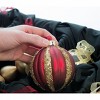 Northlight 27" Green Unique Adjustable Tray Rectangular Christmas Ornament Storage Box - 3 of 4
