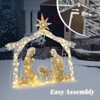 Karl Home 6ft  190LED Lights Nativity Scene Garden Jesus Christmas Decoration - 3 of 4