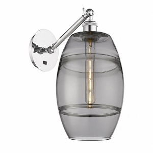 Vaz - 1 Light Arm Adjusts Up and Down Wall Sconce In Industrial Style-9.88 Inches Tall and 8 Inches Wide - 1 of 1