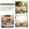 NicBex Ceramic Garden Stool, Woven Lattice Design Outdoor Side Table, All-Weather Patio Accent Outdoor/Indoor for Yard Deck - 3 of 4