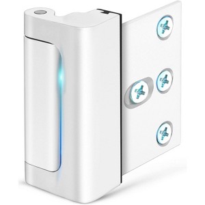 DOMETOUR Home Security Door Reinforcement Lock Upgraded Front Door Locks for Kids Safety for Inside Door Top Extra Flip Lock High Deadbolt Lock - 1 of 4