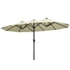DSVIMOY 15FT Patio Umbrellas, Large Table Umbrella for Outdoor Patio, Outdoor Umbrella with Crank Handle - 4 of 4