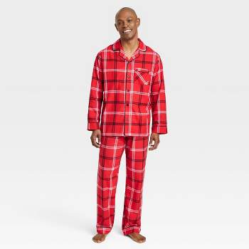 Men's Plaid Flannel Matching Family Pajama Set - Wondershop™ Red