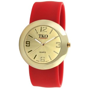 TKO Orlogi Metal Slapper with Silicone Band - Gold/Red - 1 of 1