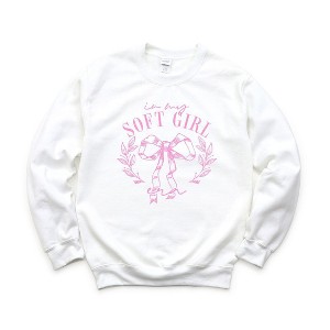 Simply Sage Market Women's Graphic Sweatshirt Coquette Soft Girl Era - 1 of 3