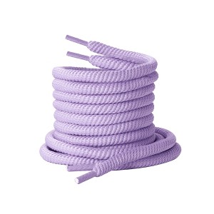 INSPIRE CHIC Durable Solid Color Round Shoelaces 2 Pairs - 1 of 3