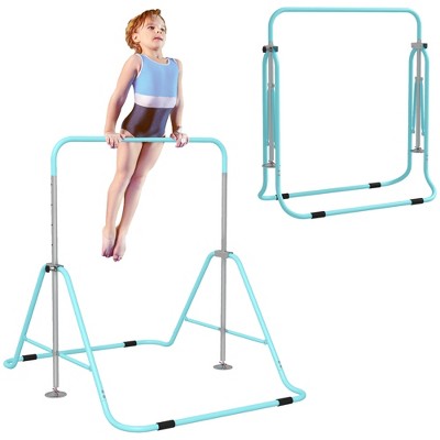 BBTEQEKN Adjustable Gymnastics Bar For Kids - 90cm To 150cm Height, Home Training Equipment For Ages 3-15