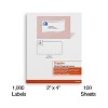 MyOfficeInnovations Laser/Inkjet Shipping Labels 2" x 4" White 10 Labels/Sheet 479877 - 2 of 4
