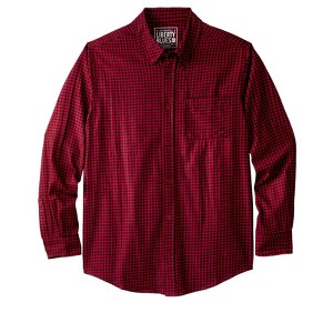 KingSize Men's Big & Tall Liberty Blues by KingSize Flannel Shirt - 1 of 4
