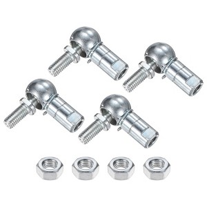 Unique Bargains Self-lubricating Steel Durable Multipurpose Use Rod End Bearings 4 Pcs - 1 of 4