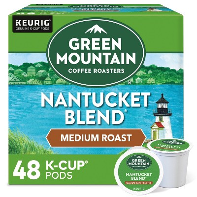 Green Mountain Coffee Nantucket Blend Keurig K-Cup Coffee Pods - Medium Roast - 48ct