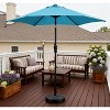 Ainfox 7.5ft Patio Umbrella With Modern Umbrella Base - 2 of 4
