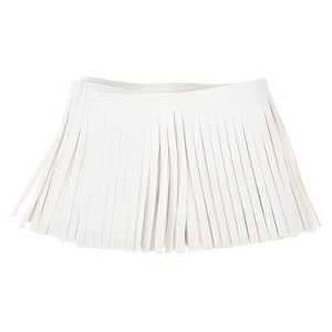 Unique Bargains Soft Faux Leather Double Side Fringe Trim for DIY Sewing - 1 of 4