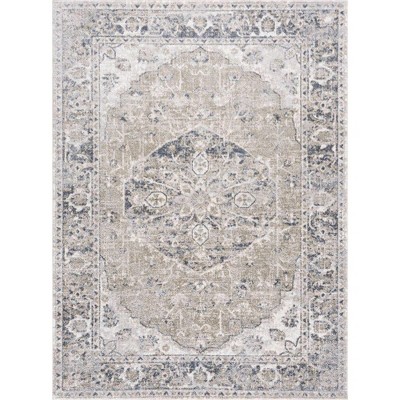 Hauteloom Rudo Blue Washable Area Rug