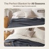 SEVOBAL Baby Blankets Dream Soft Blanket Queen Throw Blankets for Couch Soft Fuzzy Cozy Blanket Christmas Decorations Gifts, Gray, 66"*90"*0.25" - 2 of 4