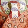 Slickblue 3PC Cotton Vermicelli-Quilted Patchwork Quilt Set, Full/Queen Size with 2 Shams, 12 Patterns - 3 of 4