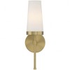 Savoy House Haynes 1 - Light Wall Light in  Warm Brass - 2 of 3