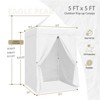 EAGLE PEAK 5x5 FT Pop up Canopy Instant Portable Tent with 4-Side Wall Panels - 3 of 4