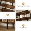 TrailBlaze 6 Tier Tall Bookshelf, Industrial Bookshelves Oval Vintage Bookshelf - 3 of 4