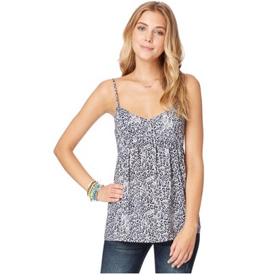 Aeropostale Womens Leopard Tunic Blouse
