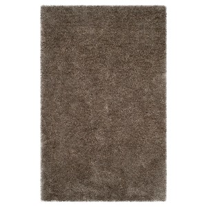 Silver Solid Tufted Area Rug - (8