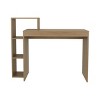 INFURNIC Desks 43 Inch Writing Desk with Four Shelves and Spacious Surface for Home Office or Living Room, Brown, 15.7"*43.3"*90" - 2 of 4