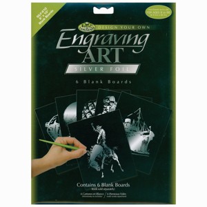 Royal & Langnickel(R) Foil Engraving Blank Board 8"X10" 6/Pk - 1 of 1