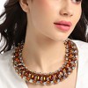 SOHI Women's Multicolour Party Statement Necklace - 4 of 4
