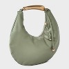 Metal Handle Crescent Handbag - A New Day™ - 2 of 4
