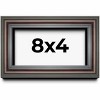 PosterPalooza | Panoramic Shadow Box 1.75" Deep Brown Frame - UV Acrylic, Backing, Hanging Hardware - 2 of 4