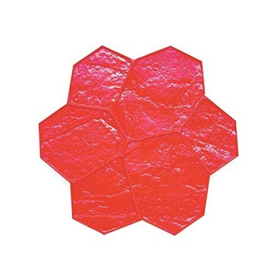 Bon Tool 12-873 Floppy Mat - Random Stone - Red - 29-inch X 29-inch