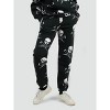 Jackass Skull & Crutches All-Over Print Black Sweatpants - image 3 of 4